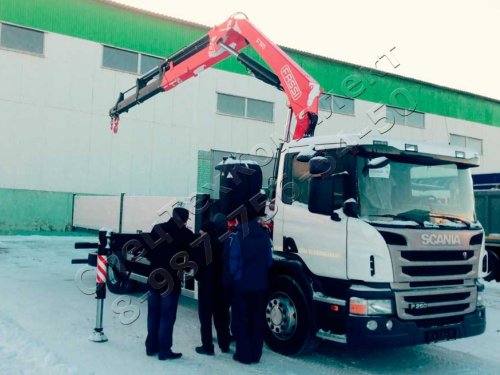 Кран манипулятор Scania P250 LB4х2HNA